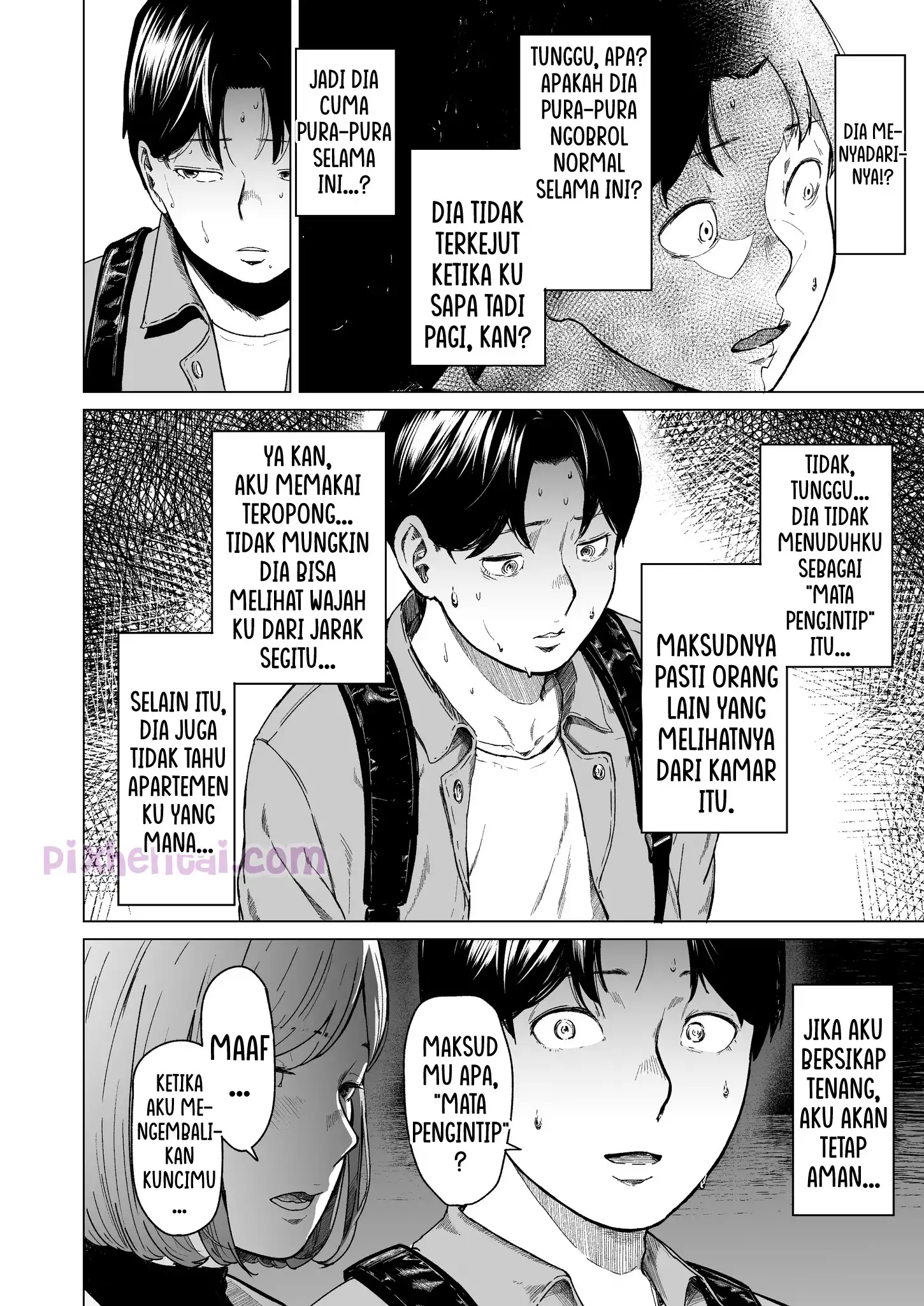 Komik hentai xxx manga sex bokep Furachi Unforgivable Akibat Mengintip Tetangga Cantik 27